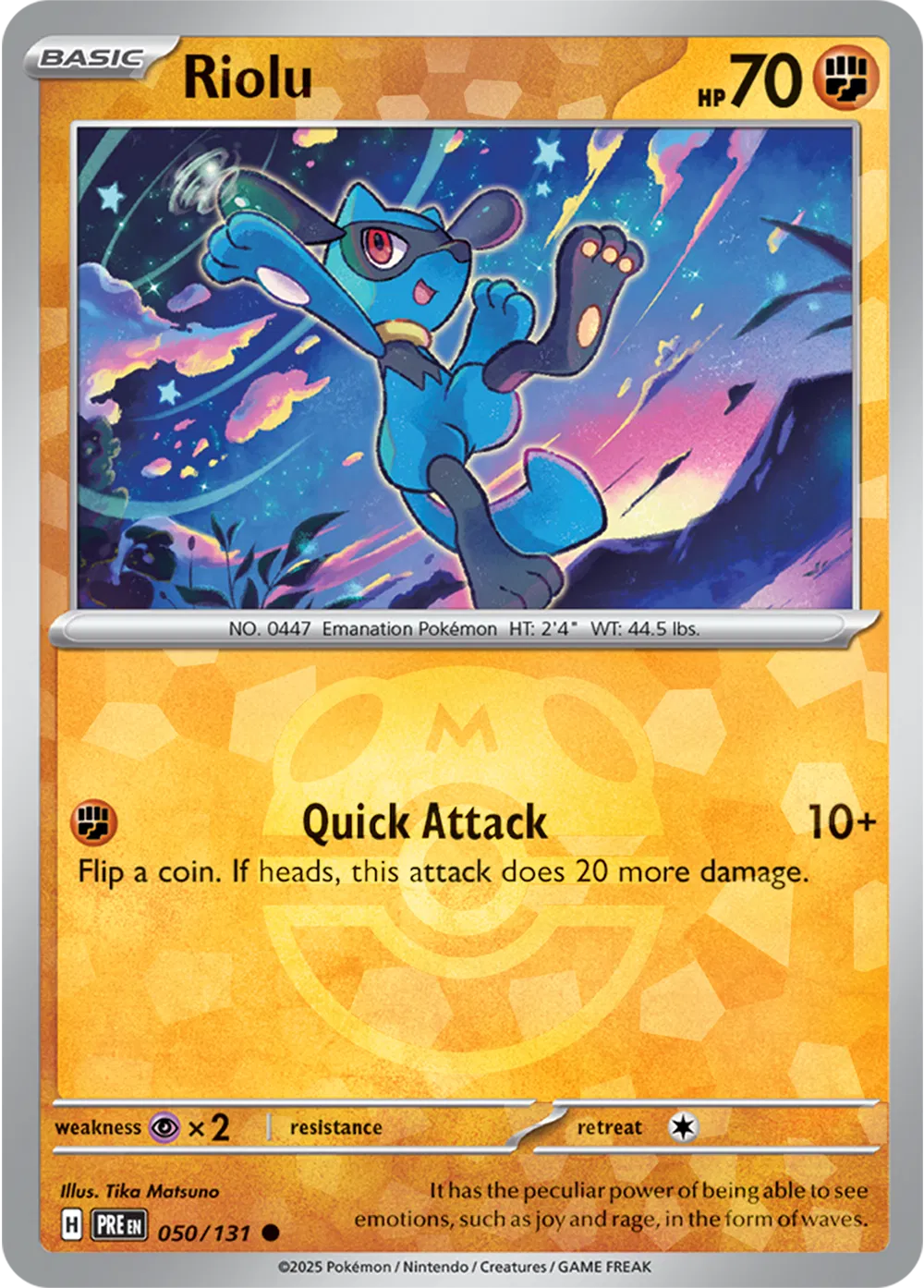 Riolu - 050/131 - Prismatic Evolutions