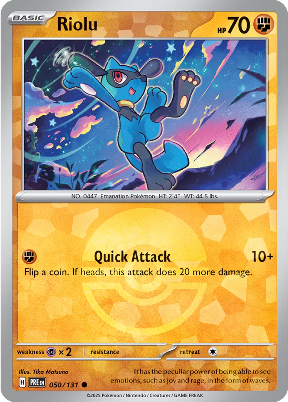 Riolu - 050/131 - Prismatic Evolutions