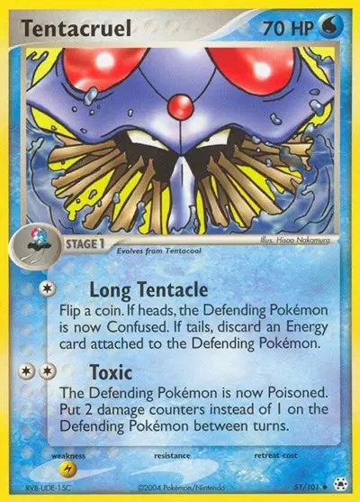 Tentacruel - 51/101 - EX Hidden Legends