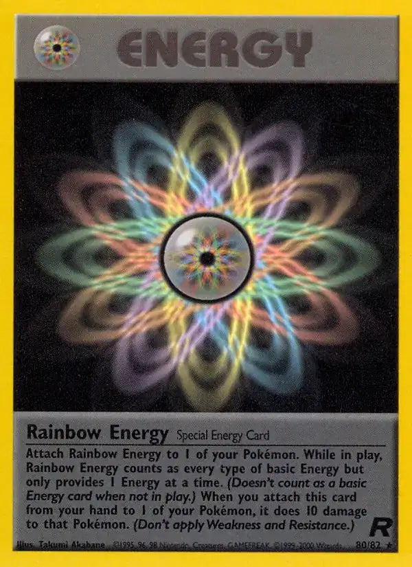 Rainbow Energy - 80/82 - Team Rocket