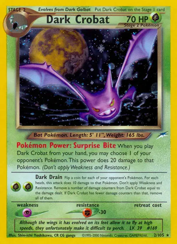 Dark Crobat - 2/105 - Neo Destiny