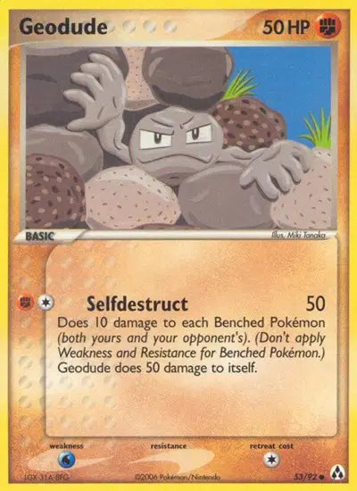 Geodude - 53/92 - Legend Maker