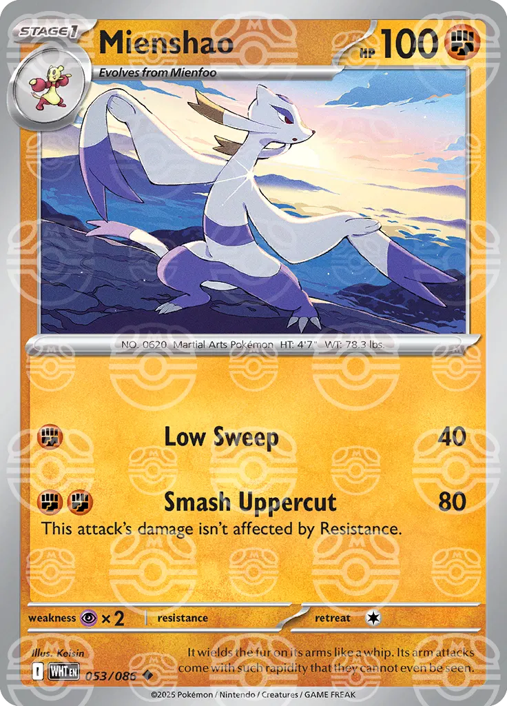 Mienshao - 053/086 - White Flare