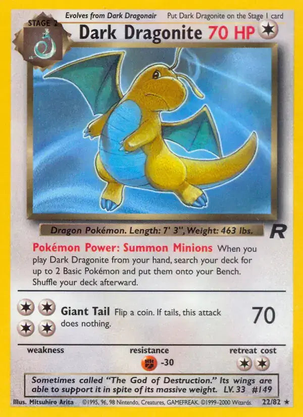 Dark Dragonite - 22/82 - Team Rocket