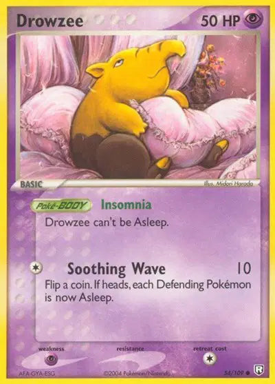 Drowzee - 54/109 - EX Team Rocket Returns
