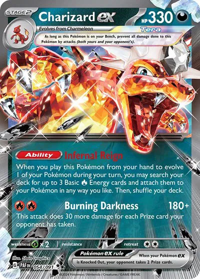 Charizard ex - 054/091 - Paldean Fates