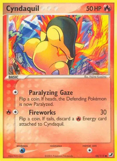 Cyndaquil - 54/115 - Unseen Forces