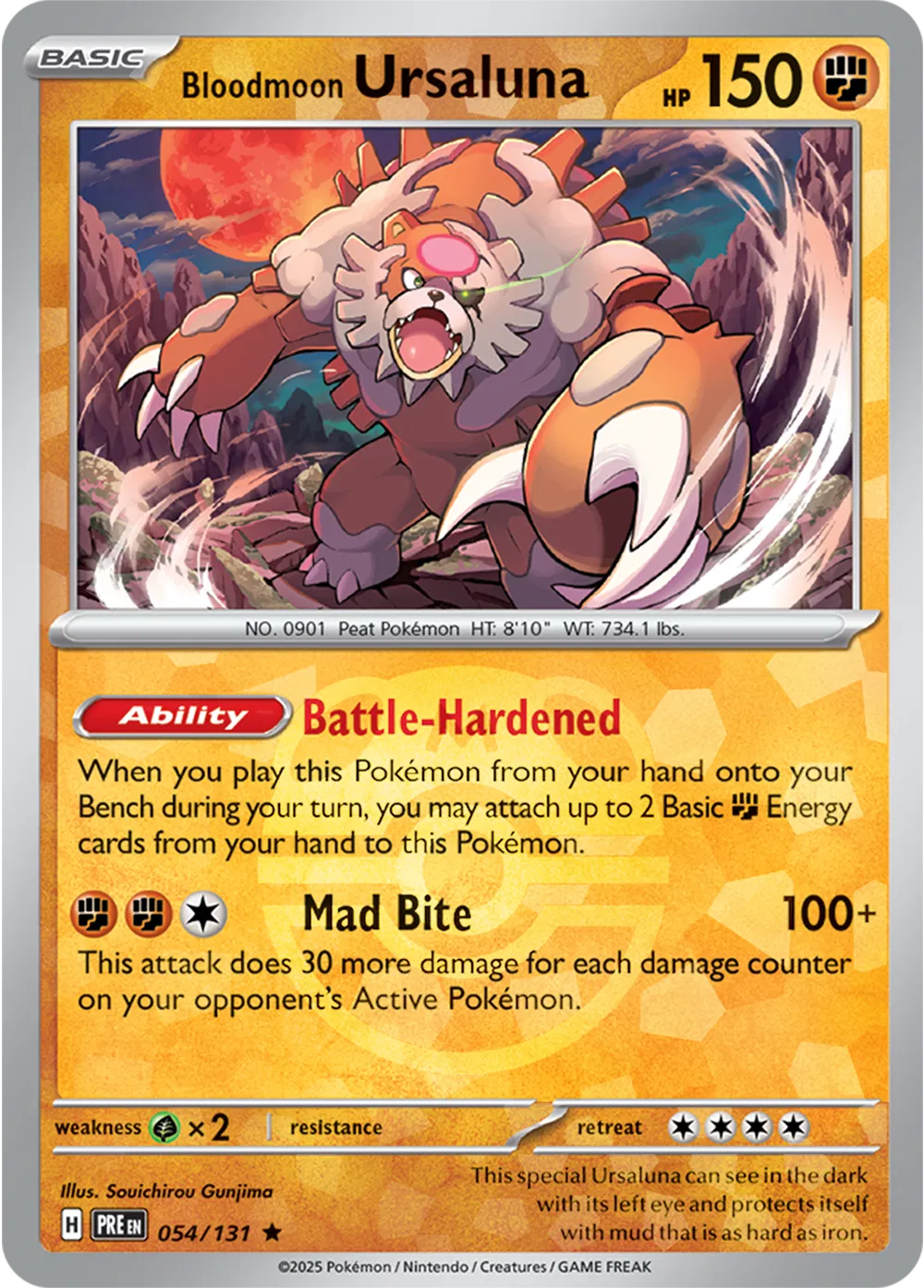 Bloodmoon Ursaluna - 054/131 - Prismatic Evolutions