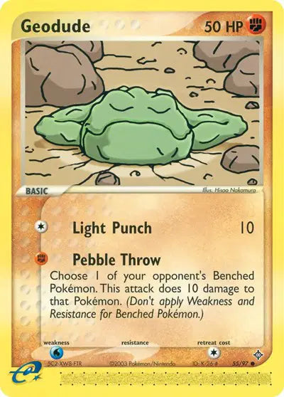Geodude - 55/97 - Ex Dragon