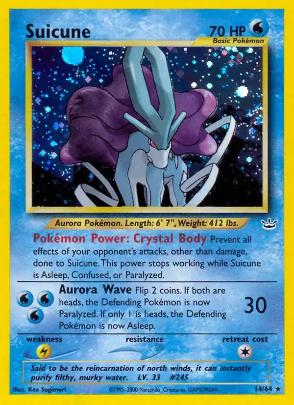 Suicune - 14/64 - Neo Revelation