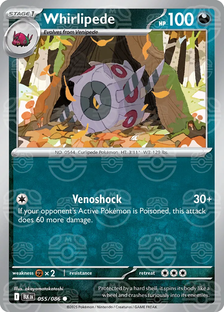 Whirlipede - 055/086 - Black Bolt