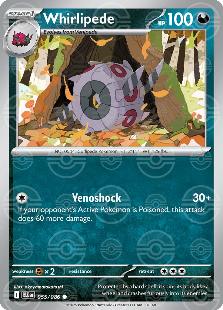 Whirlipede - 055/086 - Black Bolt