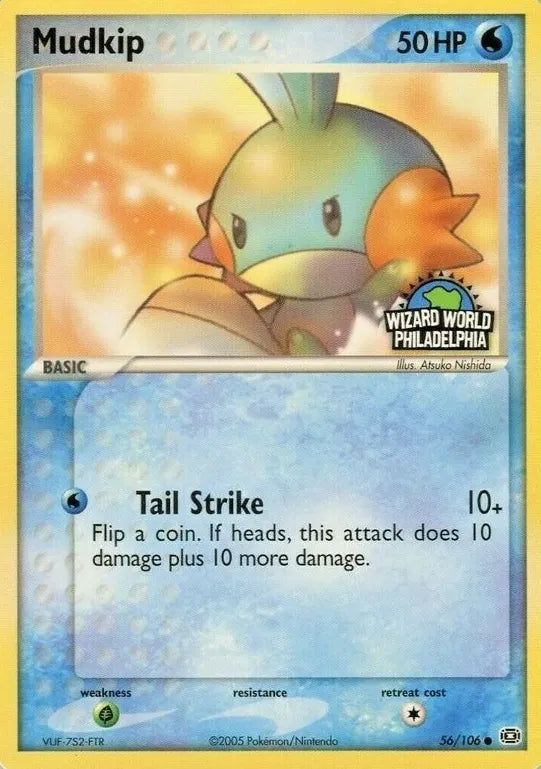 Mudkip Wizard World Philadelphia Promo - 56/106 - Miscellaneous Cards & Products