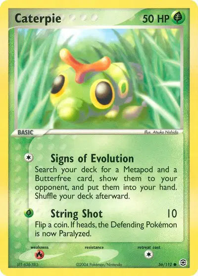 Caterpie - 56/112 - Ex FireRed & LeafGreen