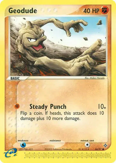 Geodude - 56/97 - Ex Dragon