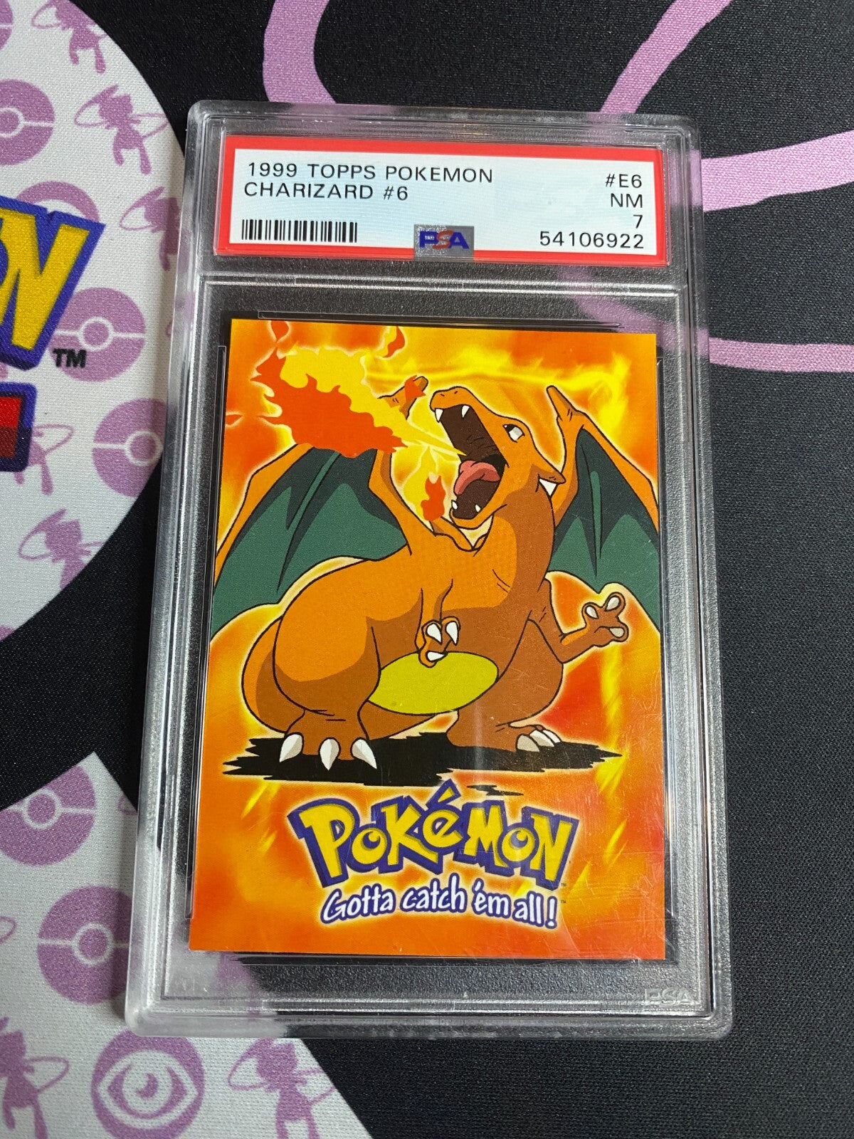 Charizard - E6/E12 - Topps 1999 - PSA 7
