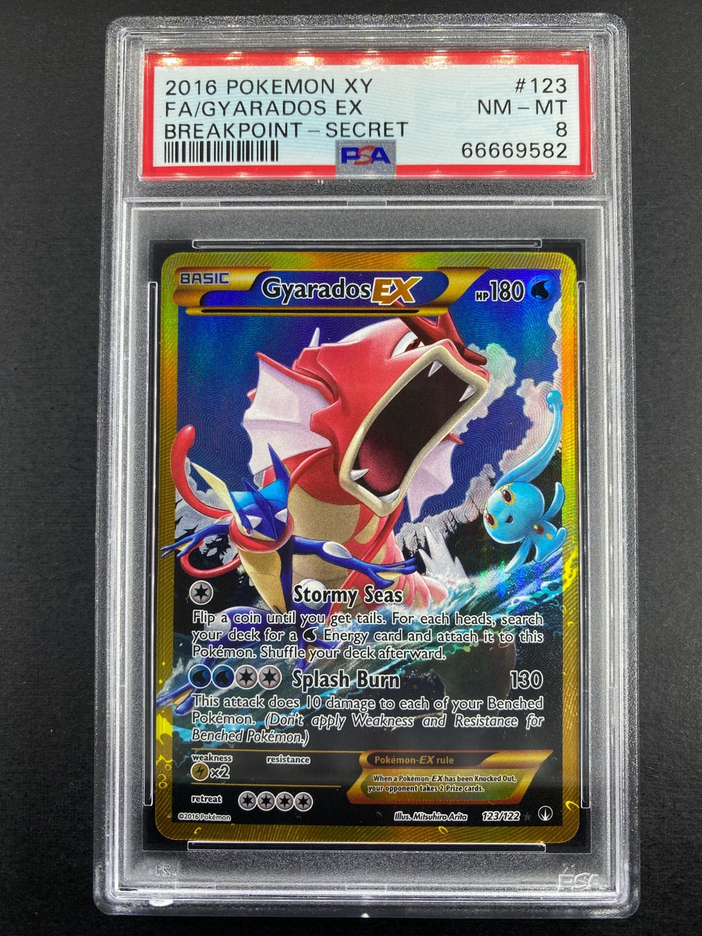 Gyarados EX - 123/122 - BREAKpoint - PSA 8