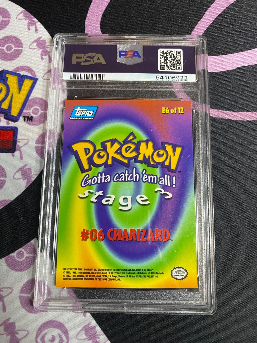 Charizard - E6/E12 - Topps 1999 - PSA 7