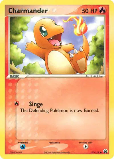 Charmander - 57/112 - Ex FireRed & LeafGreen