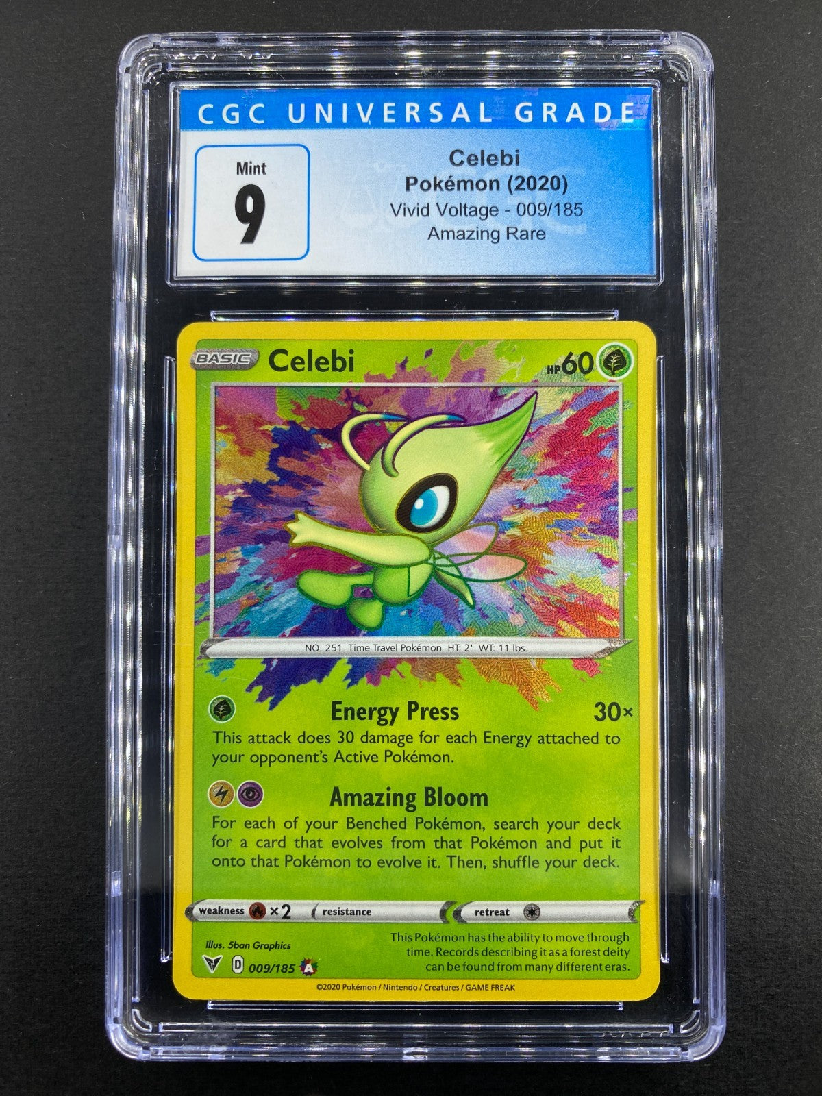 Celebi - 009/185 - Vivid Voltage - CGC 9