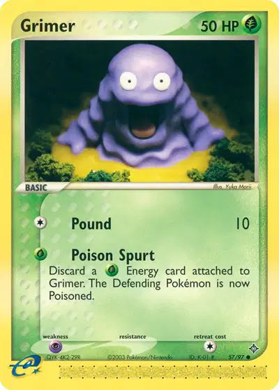 Grimer - 57/97 - Ex Dragon