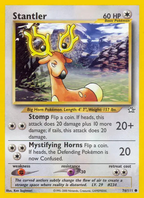 Stantler - 76/111 - Neo Genesis