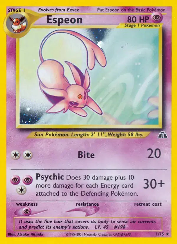 Espeon - 1/75 - Neo Discovery