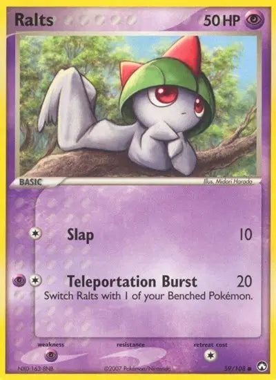 Ralts - 59/108 - Ex Power Keepers