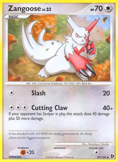 Zangoose - 59/106 - Great Encounters