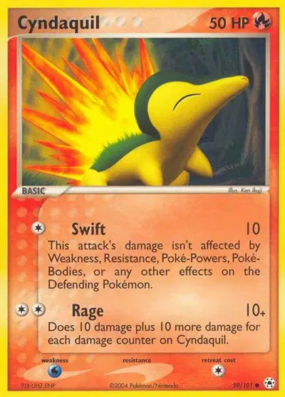 Cyndaquil - 59/101 - EX Hidden Legends