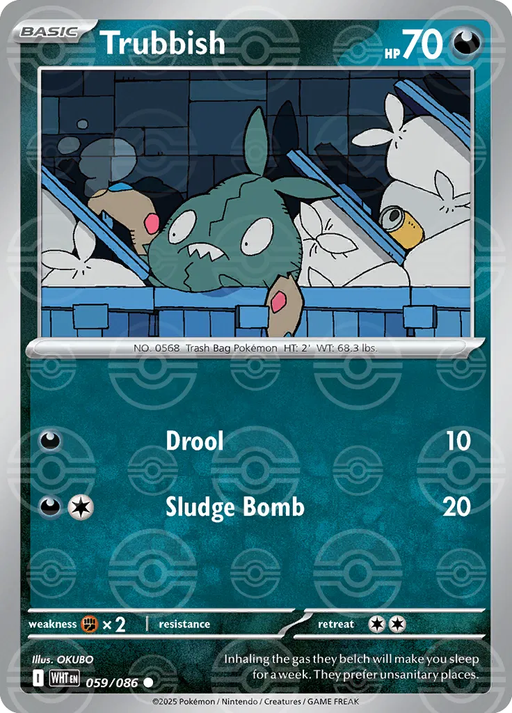 Trubbish - 059/086 - White Flare