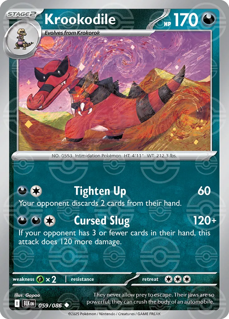 Krookodile - 059/086 - Black Bolt