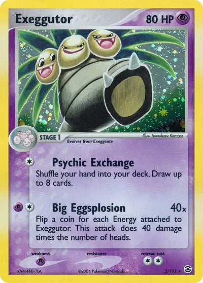 Exeggutor - 5/112 - Ex FireRed & LeafGreen