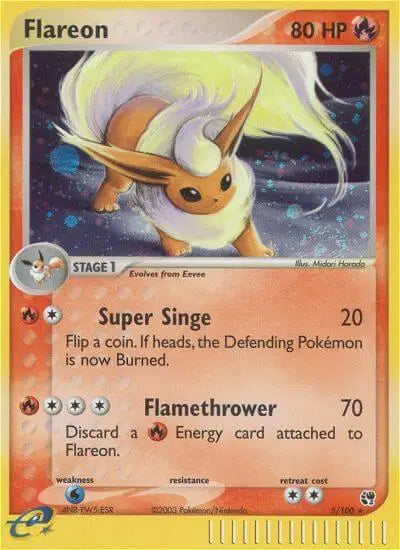 Flareon - 5/100 - Sandstorm