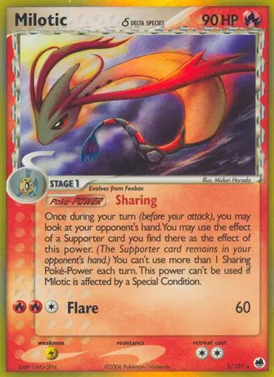 Milotic - 5/101 - Ex Dragon Frontiers