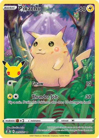 Pikachu - 005/025 -Celebrations