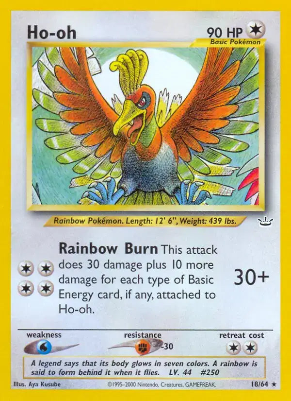 Ho-oh - 18/64 - Neo Revelation