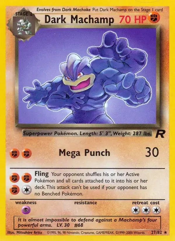 Dark Machamp - 27/82 - Team Rocket