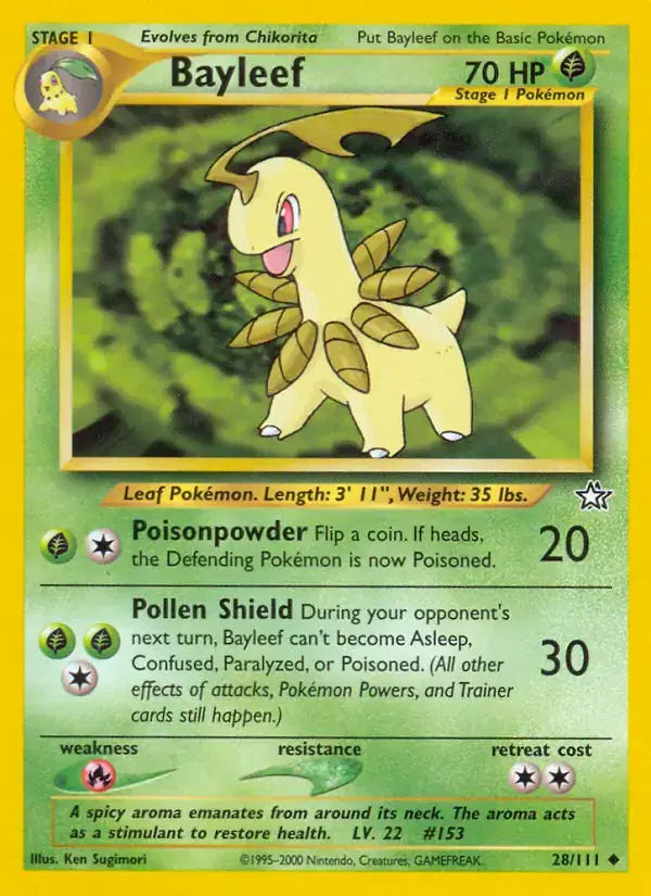 Bayleef - 28/111 - Neo Genesis