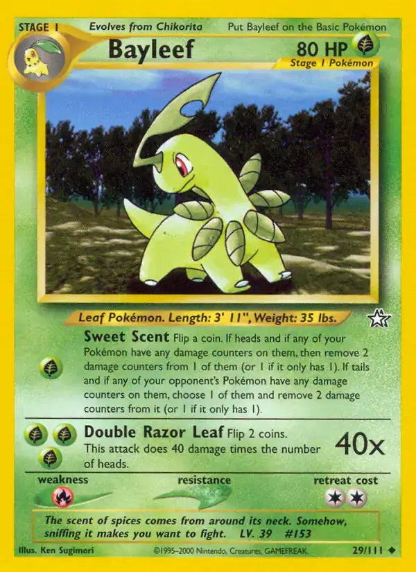 Bayleef - 29/111 - Neo Genesis