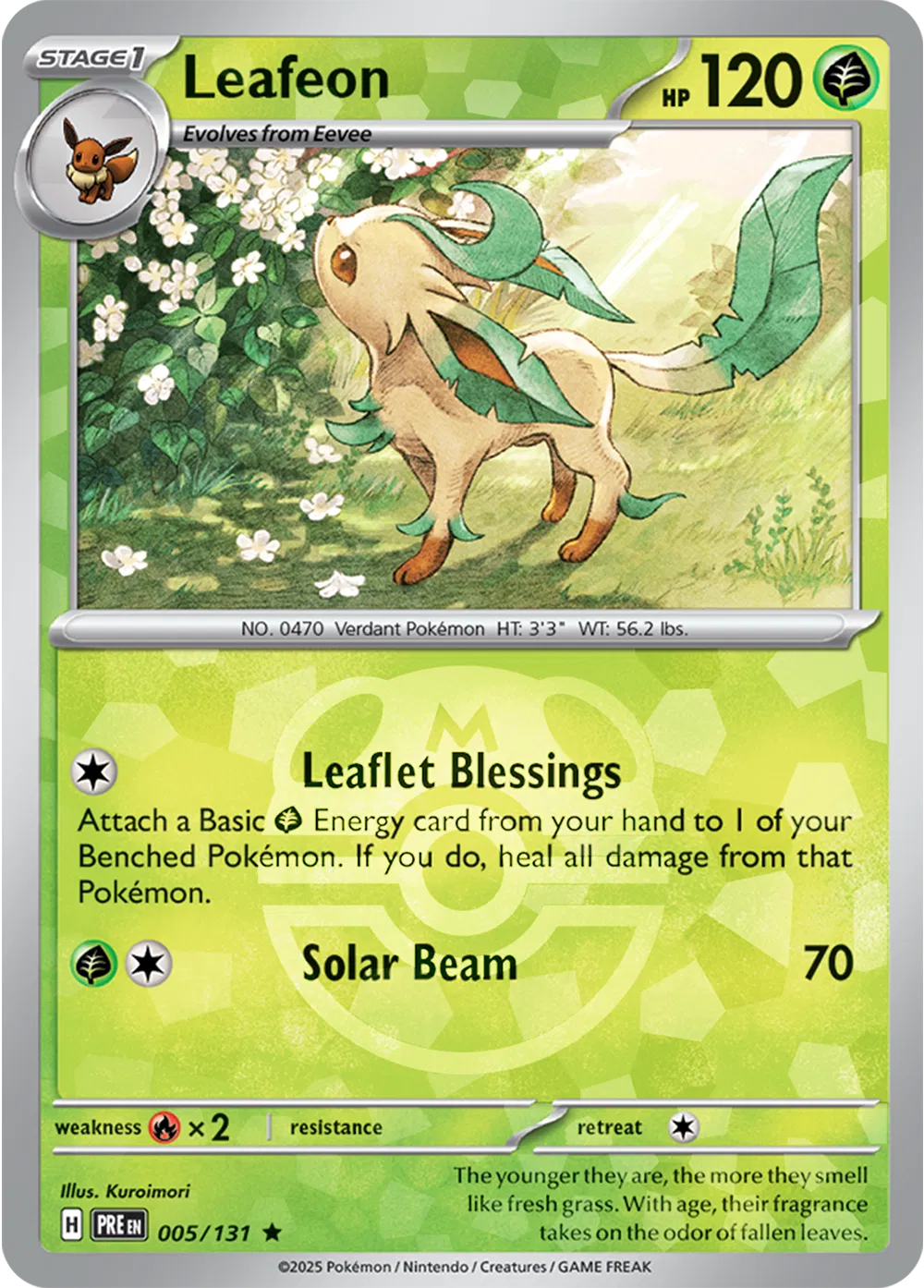 Leafeon - 005/131 - Prismatic Evolutions