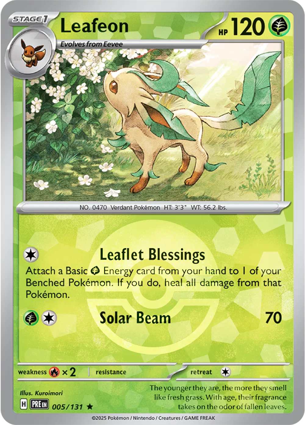 Leafeon - 005/131 - Prismatic Evolutions