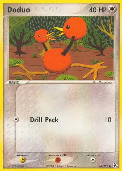 Doduo - 60/101 - EX Hidden Legends
