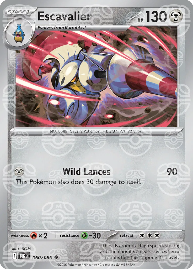 Escavalier - 060/086 - Black Bolt