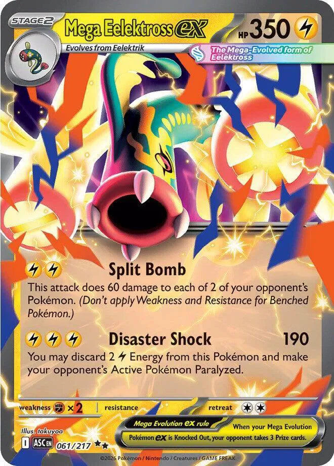 Mega Eelektross ex - 061/217 - Ascended Heroes
