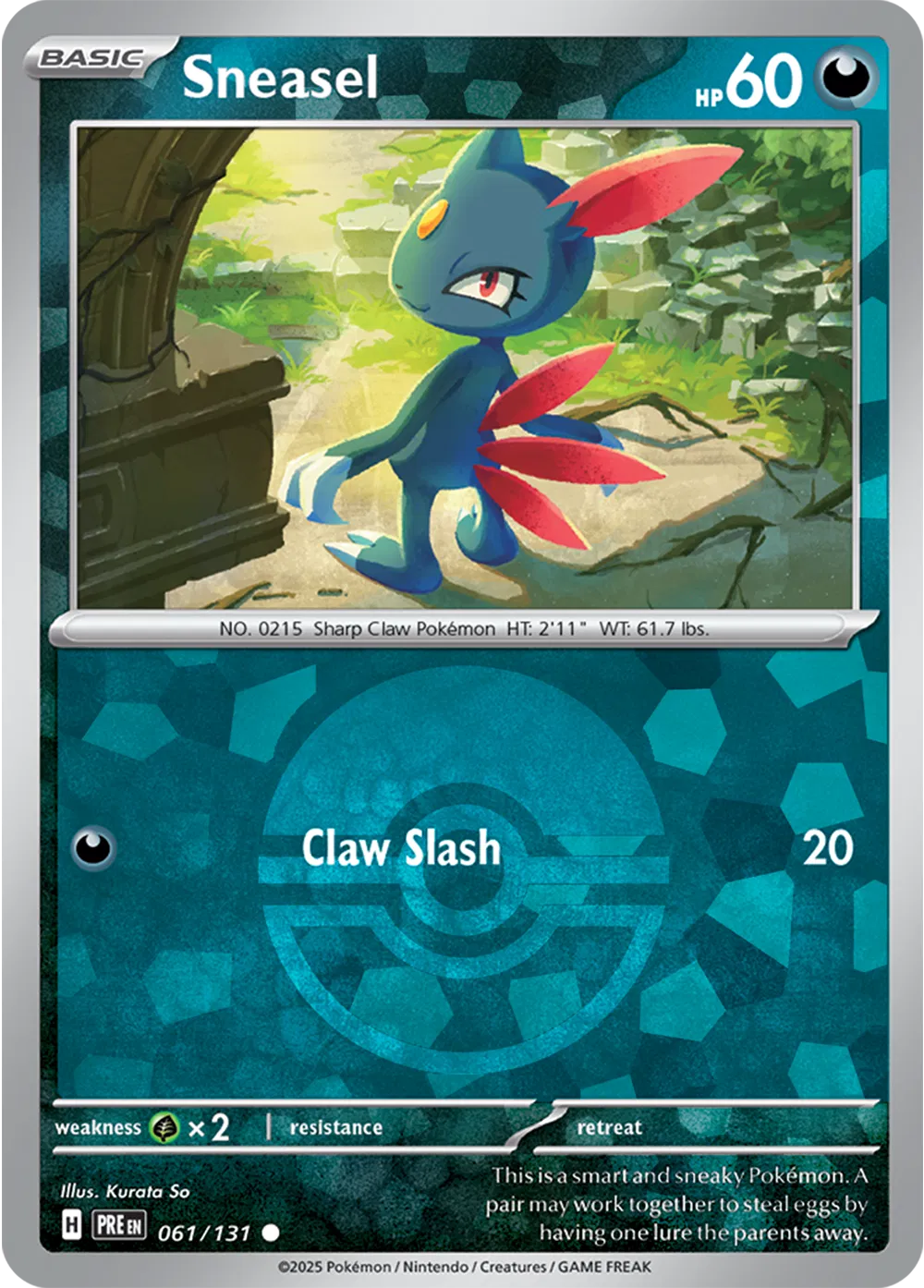 Sneasel - 061/131 - Prismatic Evolutions