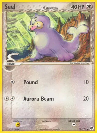 Seel - 62/101 - Ex Dragon Frontiers
