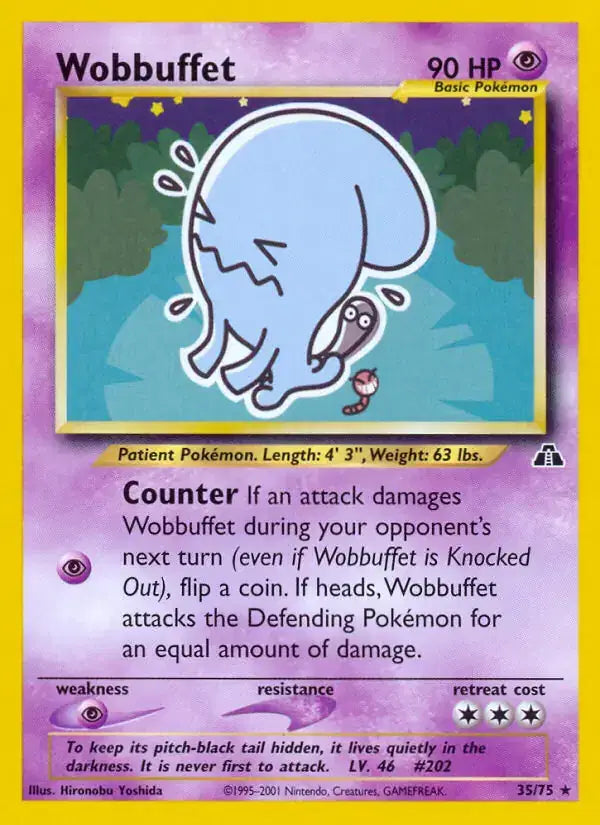 Wobbuffet - 35/75 - Neo Discovery