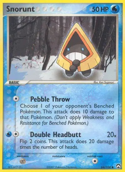 Snorunt - 64/108 - Ex Power Keepers