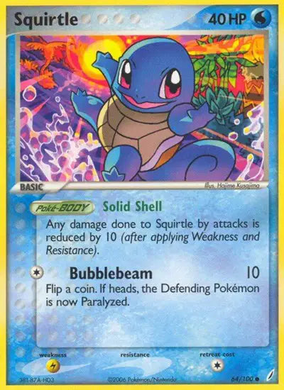 Squirtle - 64/100 - Crystal Guardians